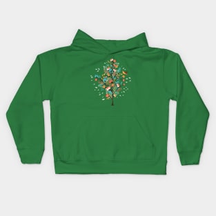 Floral Branch Kids Hoodie